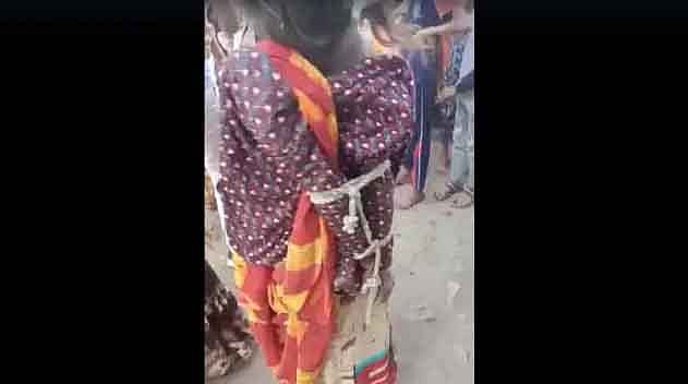 MP: Dalit woman tied with a rope and beaten for two hours, video viral