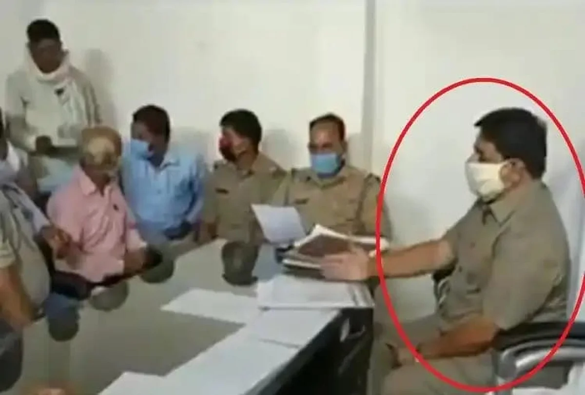 BJP MLA Sits On Police Officials Chair In UP, Leaves Ruling Party Red-Faced