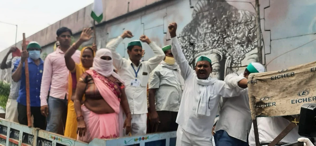 Farmers Take To Streets In Uttar Pradesh, Disrupt Traffic To Protest Against Farmer Bills