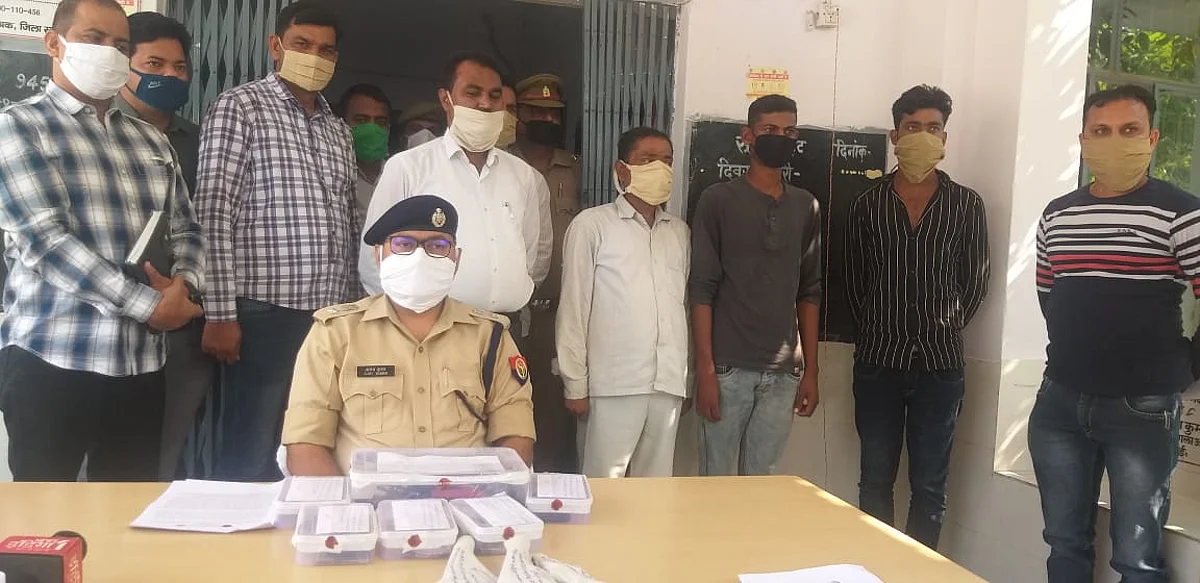 आगरा-लखनऊ एक्सप्रेस वे पर कील गाड़ कर गाड़ियाँ पंचर कर लूटने वाला गैंग मैनपुरी पुलिस के हत्थे चढ़ा