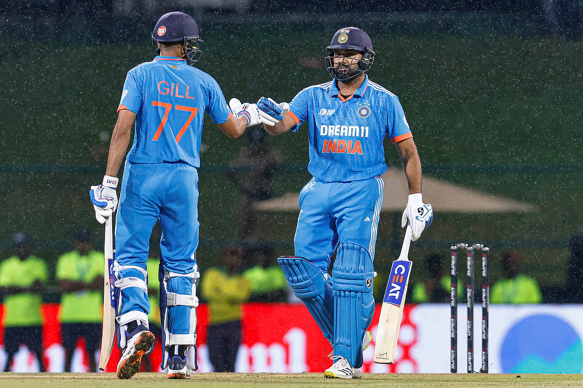 India vs Pak match halted in Colombo due to rain; Rohit, Gill slam fifties - Vimarsana News