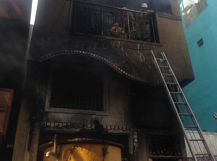 Massive blaze at furnituremaking firm on Mysuru Road, two dead