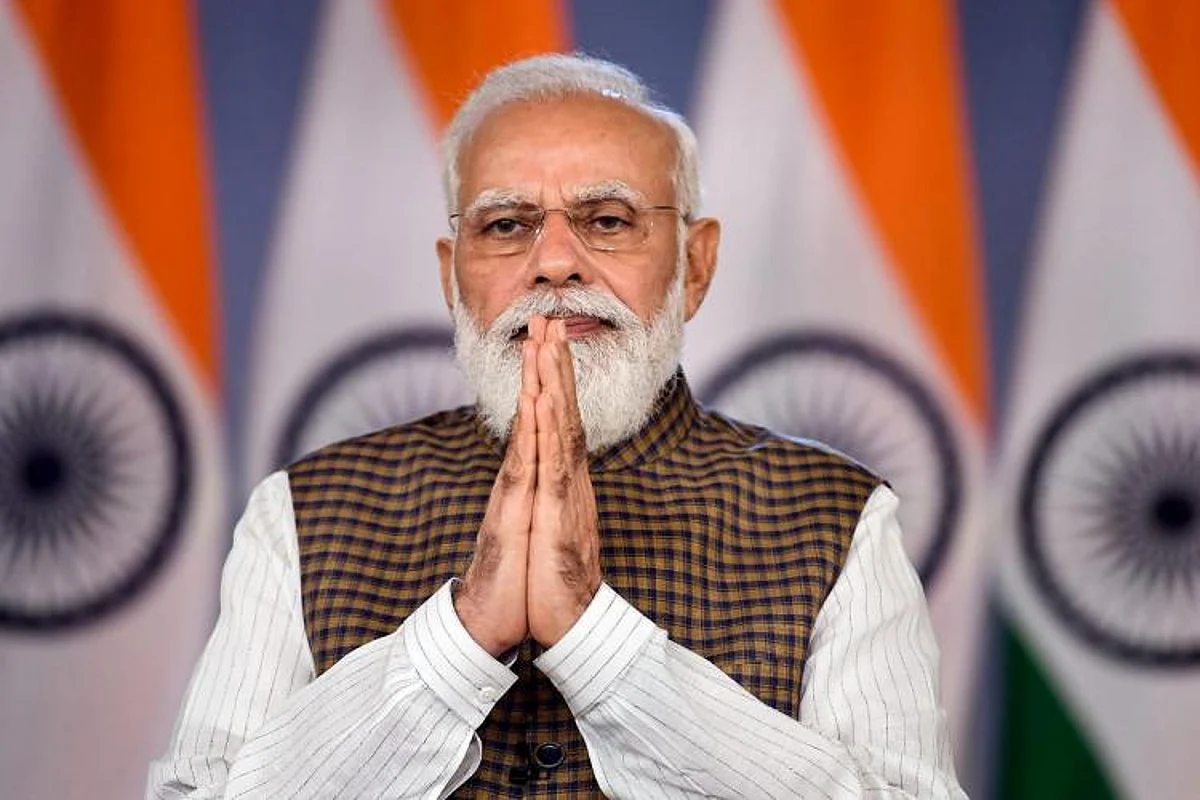 With Modi Bhopal turns saffron ahead of PM Modi's visit