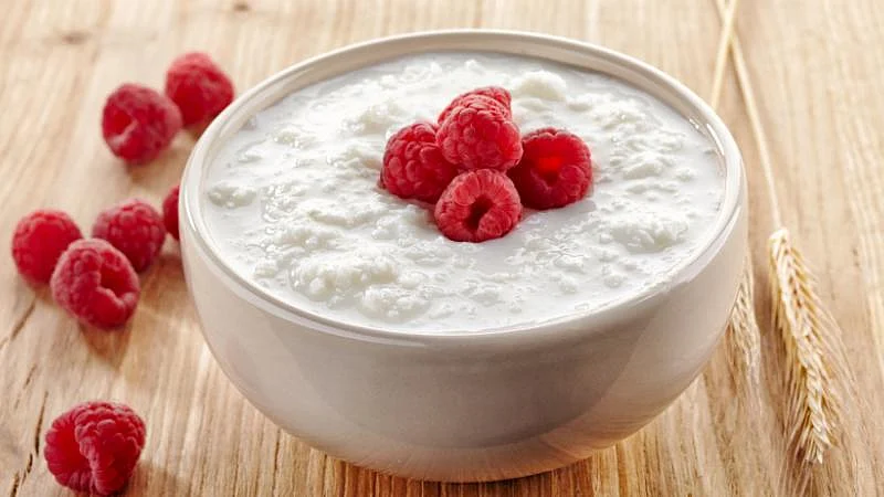 Healthy porridge for breakfast.