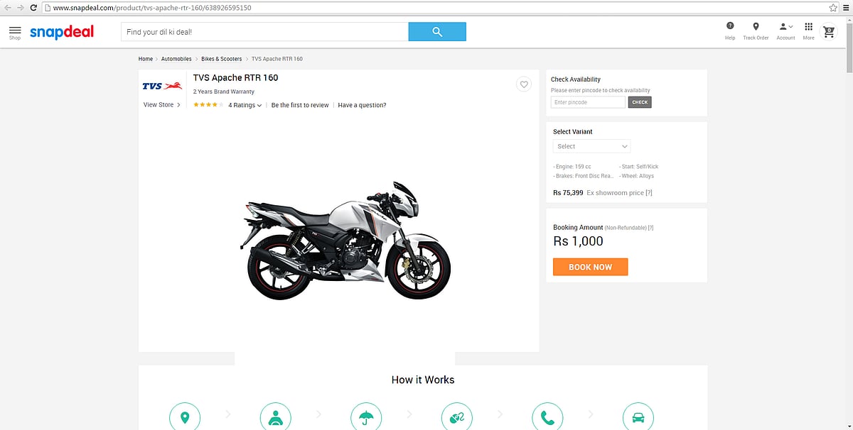 sell two wheelers online