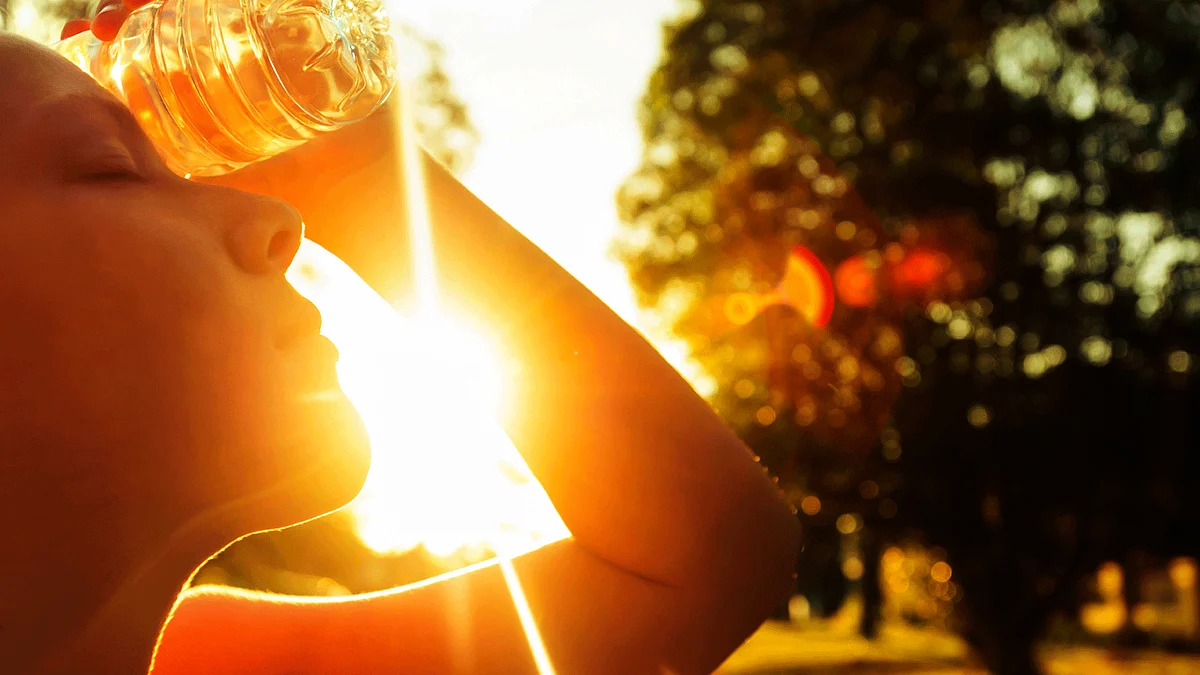 Heat strokes affect the metabolic activities of a person.