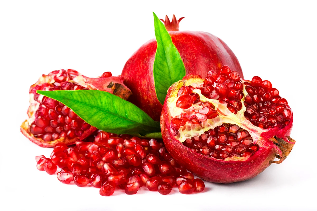 Pomegranate is high on iron.