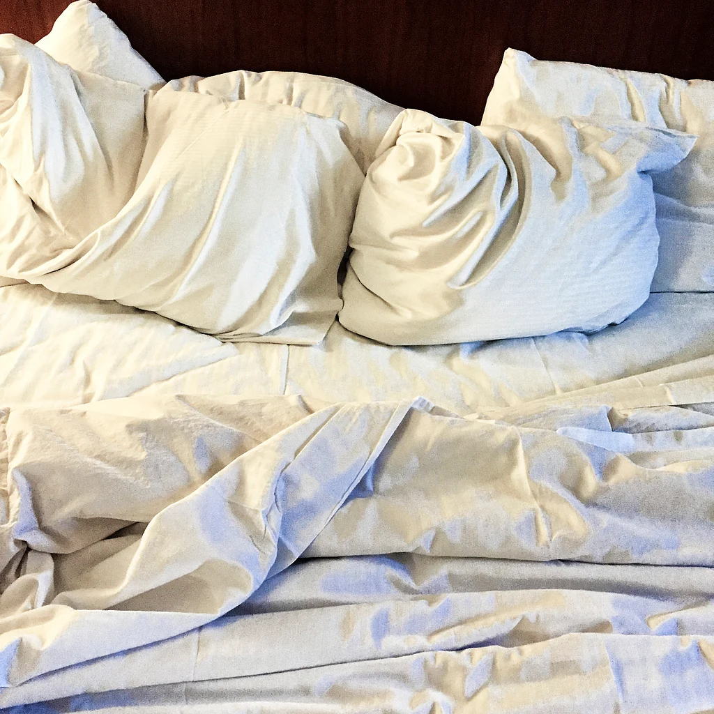 Bedsheets and pillow covers need to be changed regularly. 