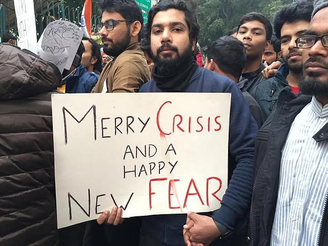 Anti-CAA protests give a new spin to seasonal greetings.