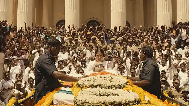 This scene from Queen is reminiscent of Jayalalithaa’s 21-hour vigil by MGR’s body.