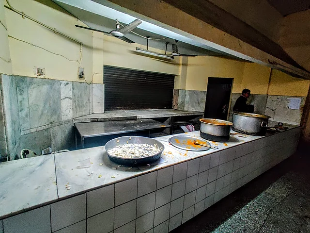 The mess where at least ten people took cover from the violence being inflicted by the mob.