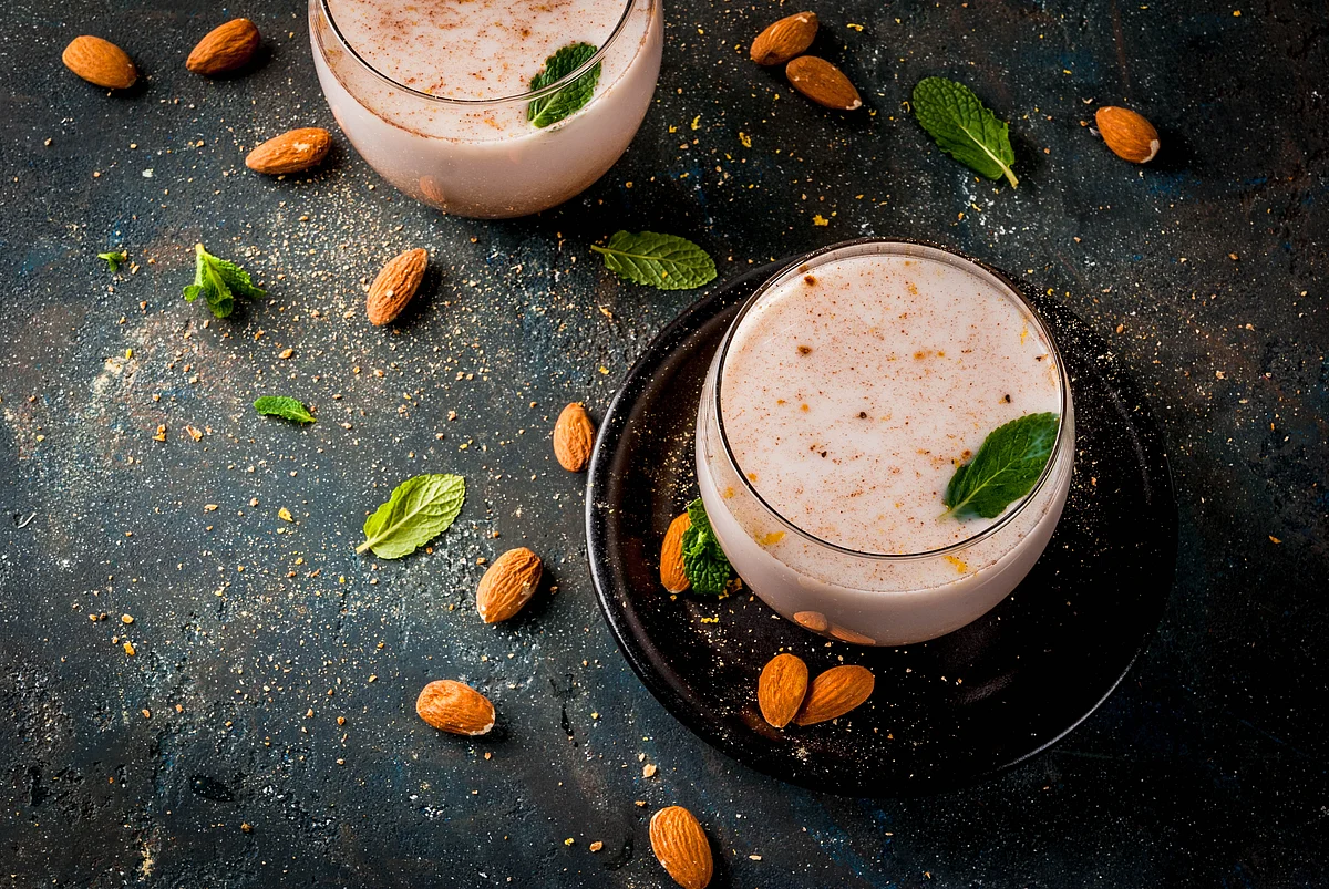 Thandai is often mixed with <i>bhang</i> during Holi celebrations.