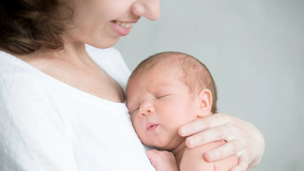 The baby has to get used to spending time without you.