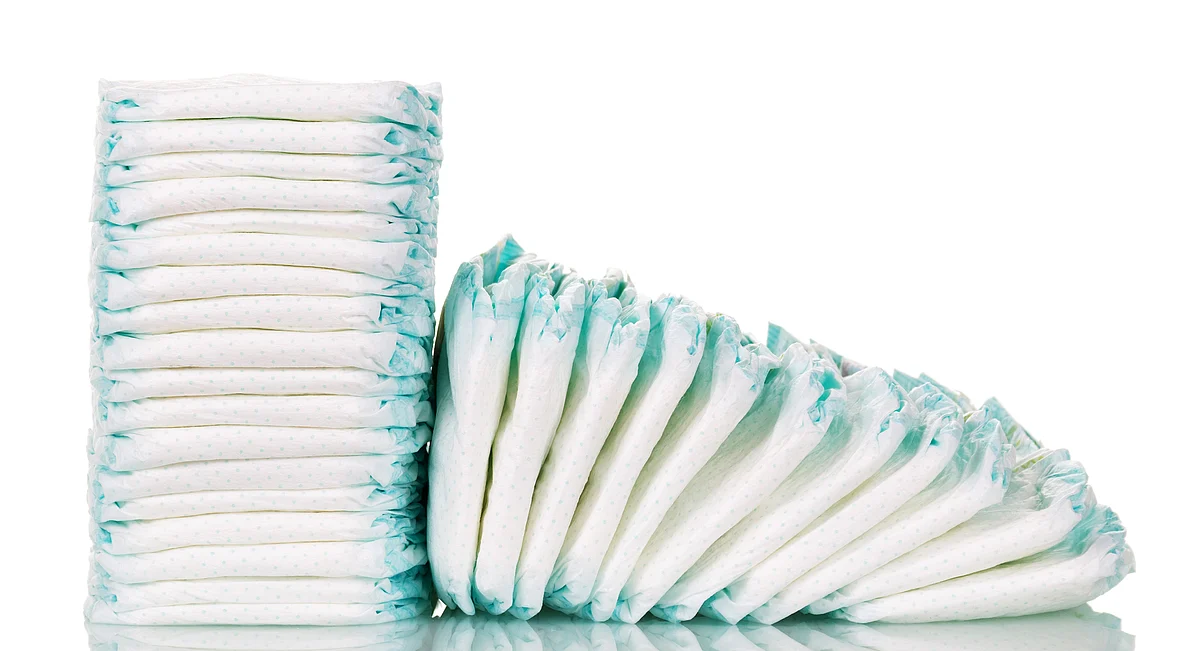 The manufacture of disposable diapers requires 20 times more raw materials and generates 60 times more waste than cloth diapers.