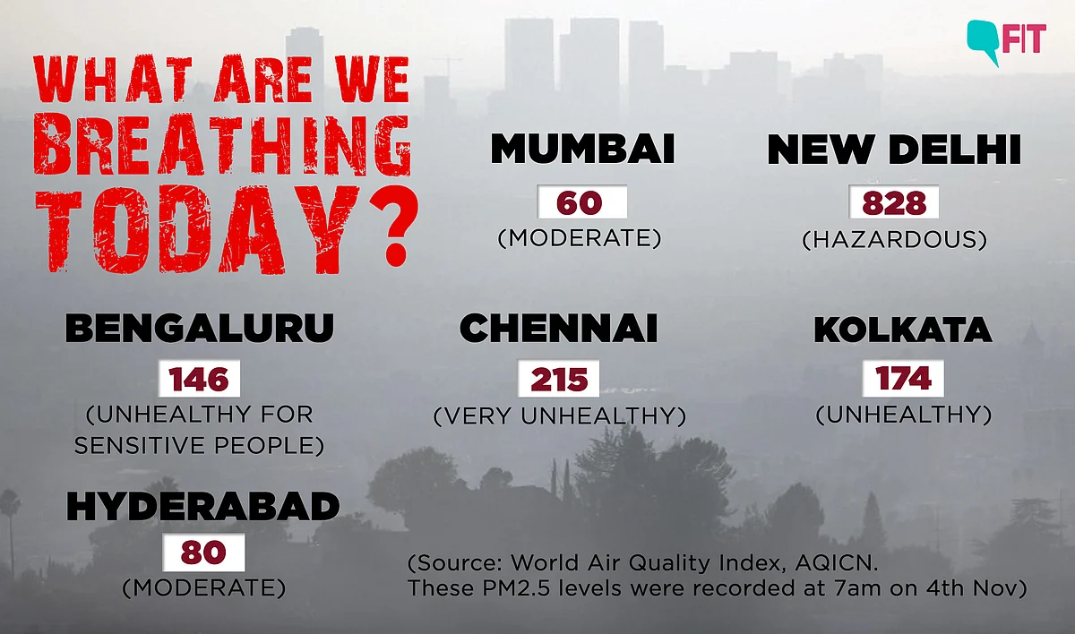 Air Emergency: Delhi Wakes Up to Air Smelling of Smoke, Hazy Skies