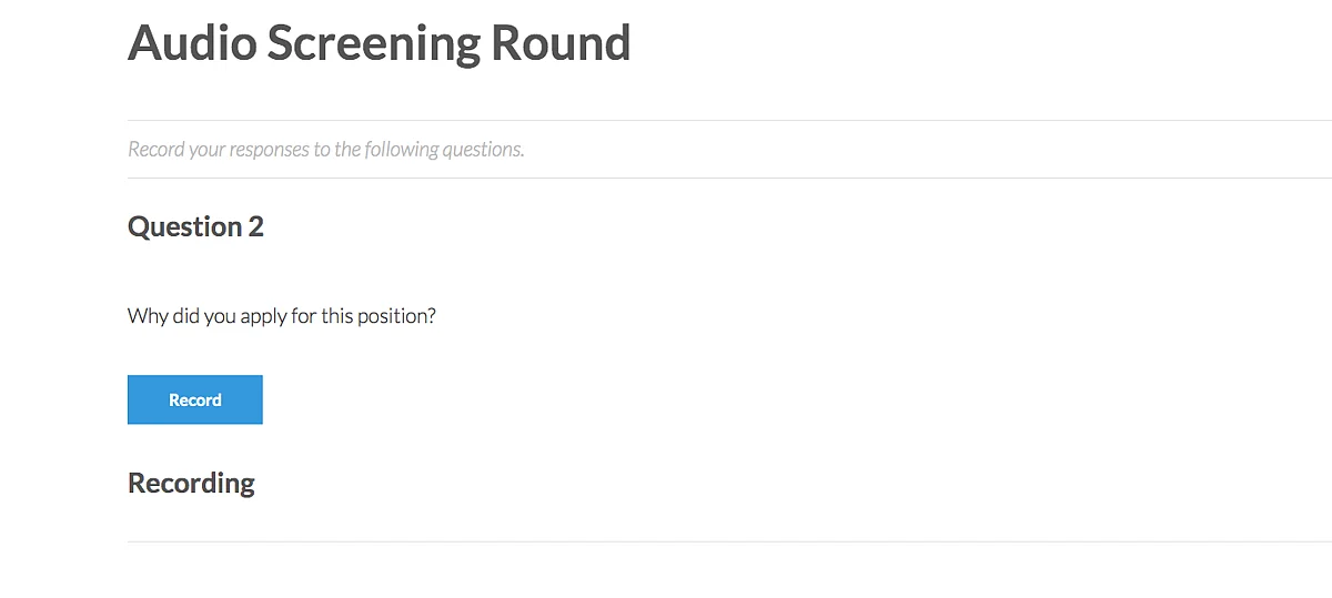 Audio Round