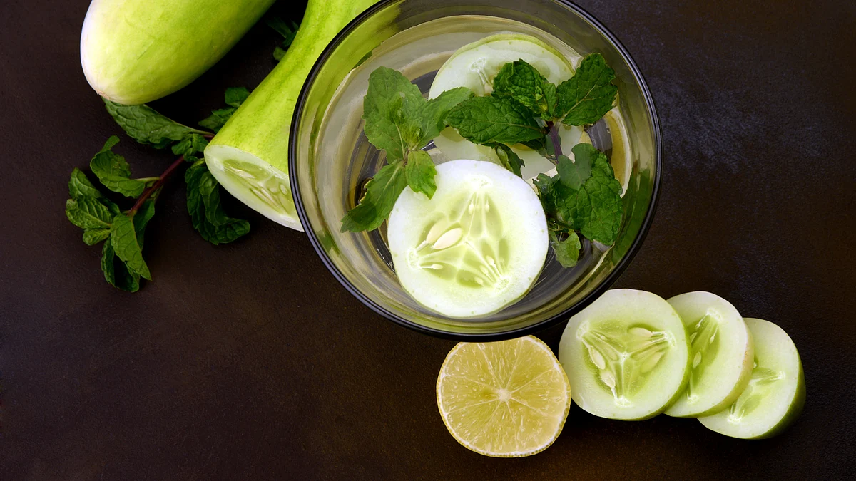 Cucumbers have antioxidants, Vitamin K, anti-inflammatory properties, etc which makes it a healthy food