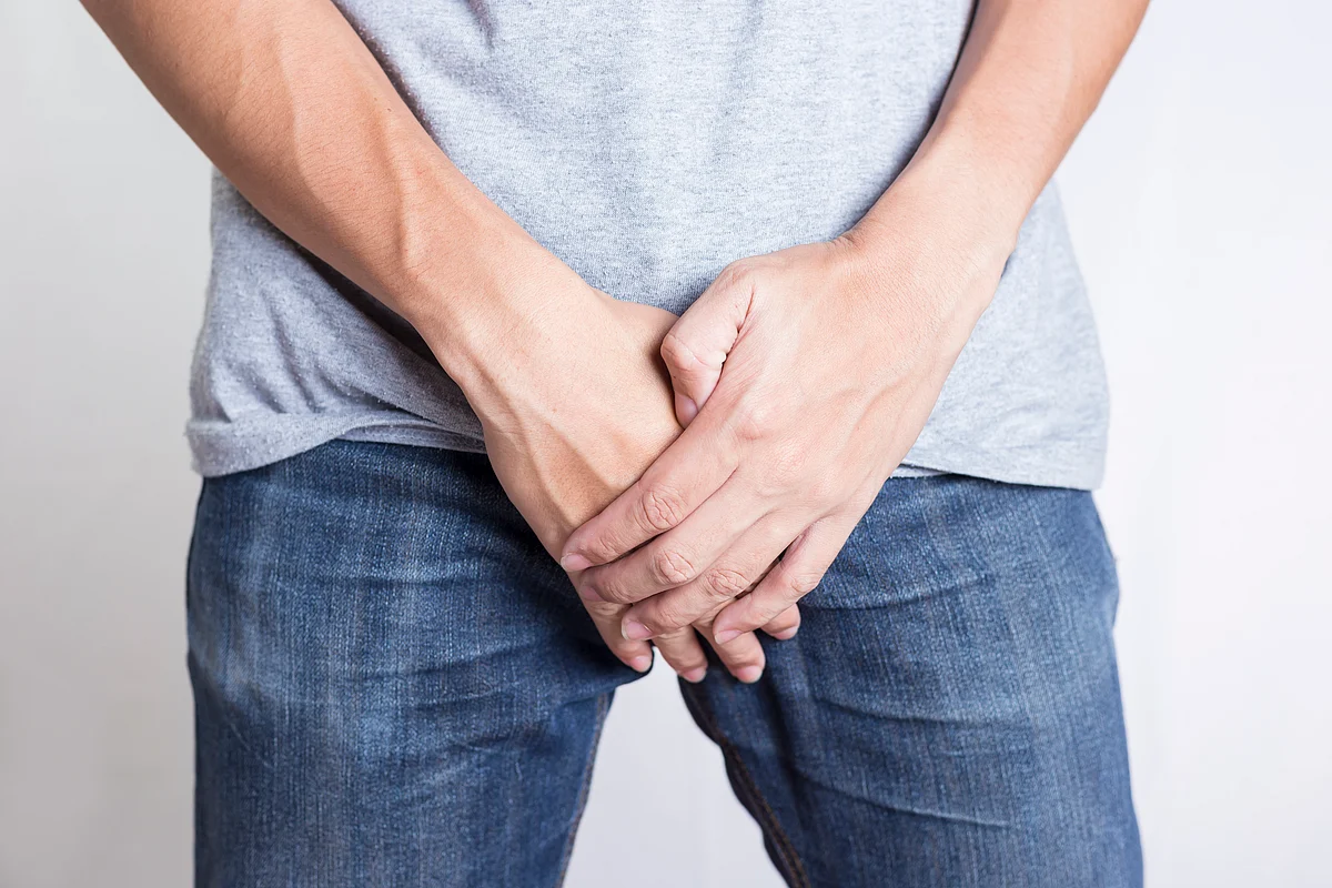 "When I wear my skinny jeans, my testicles outline shows in my pant."