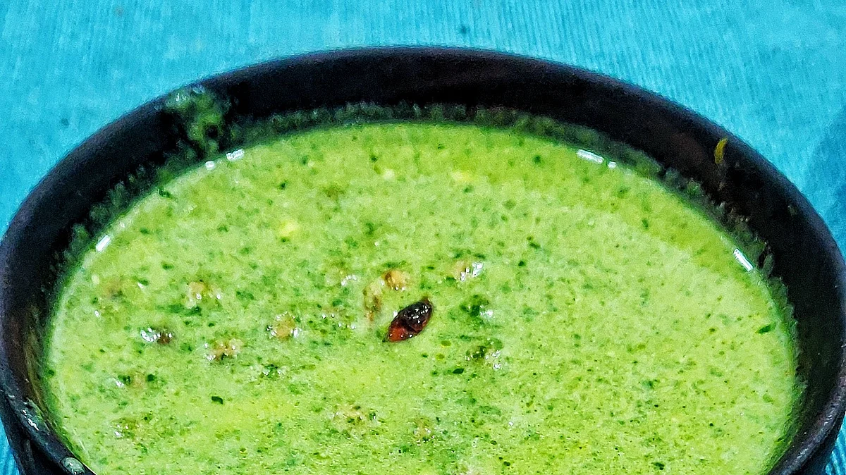 Spinach and Bottle Gourd Soup