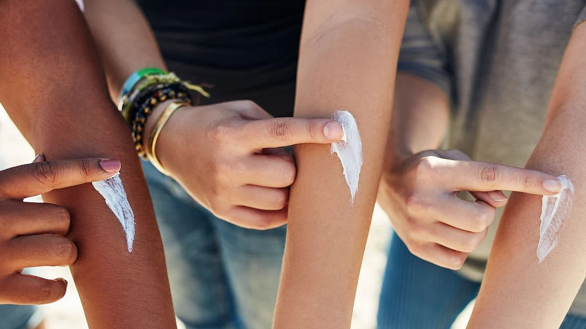 Using sunscreen even at home is essential
