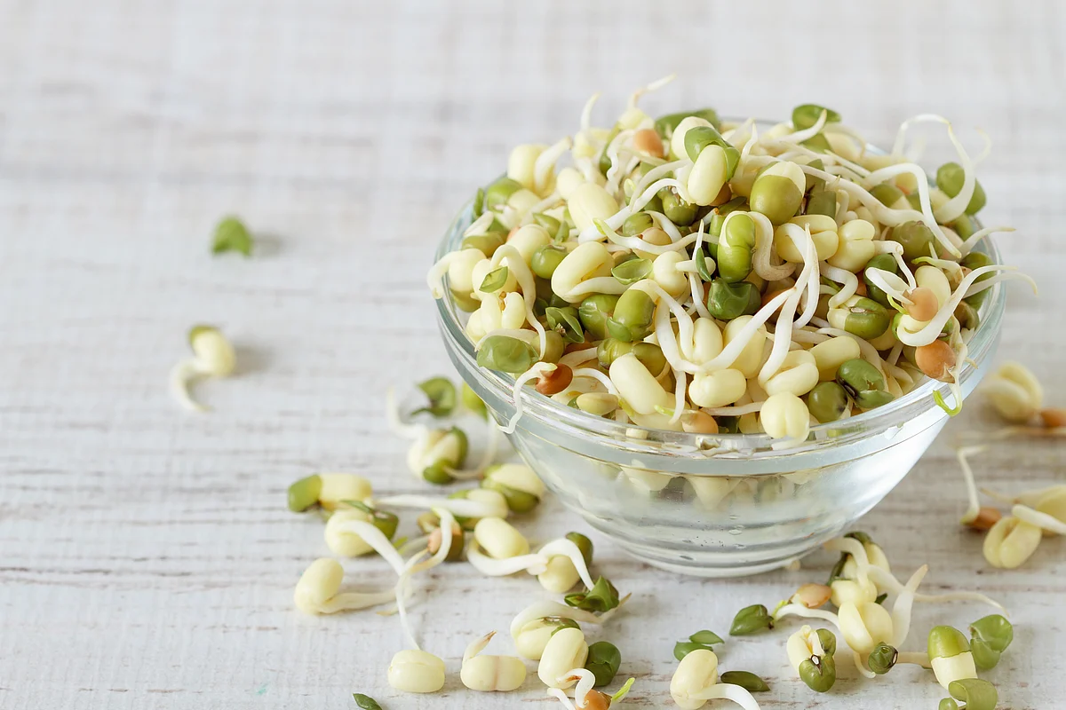 Add potatoes to sprouts