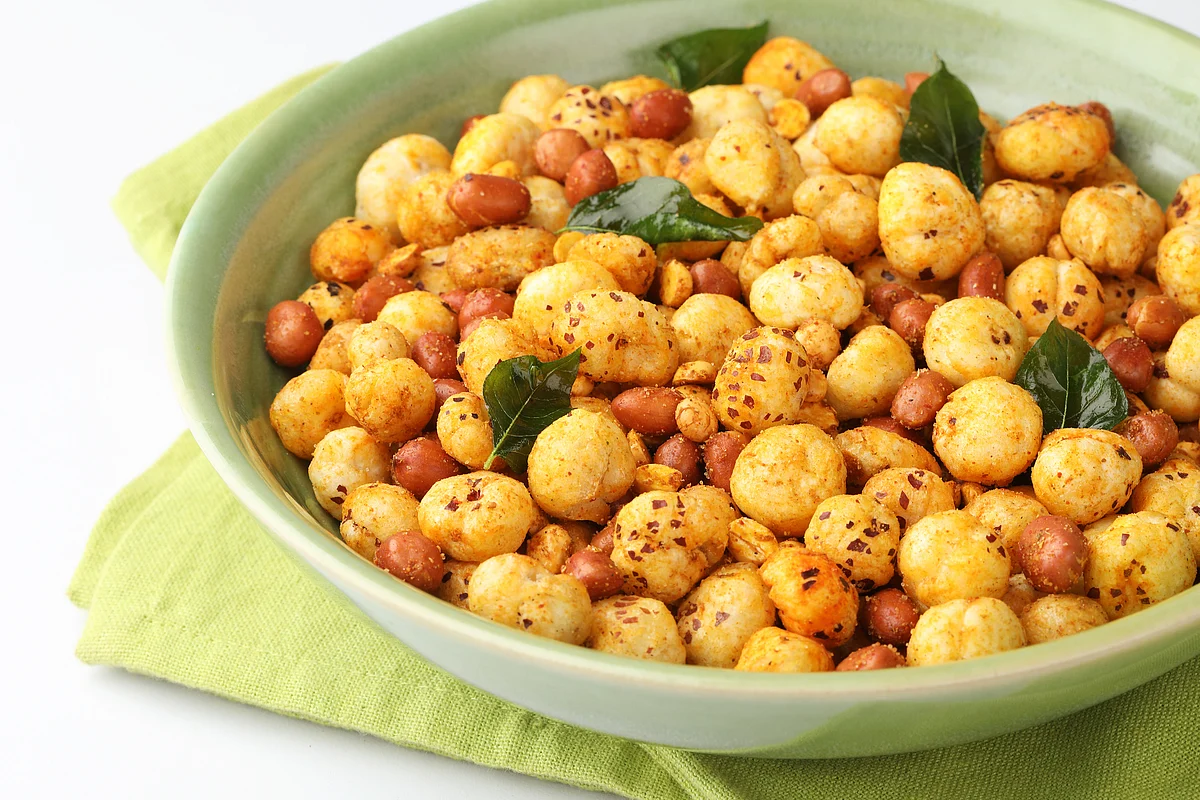 Makhana is a healthy snack.