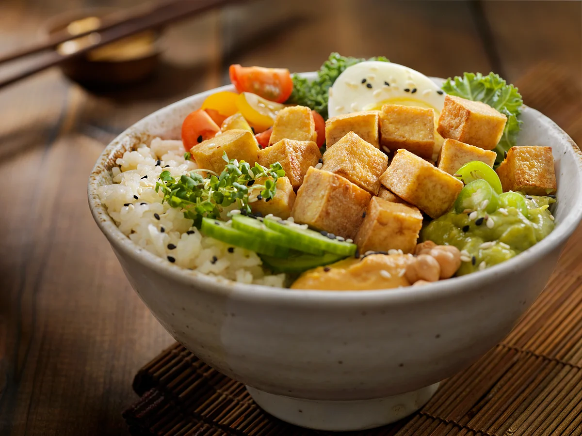 Tofu Amaranth Bowl