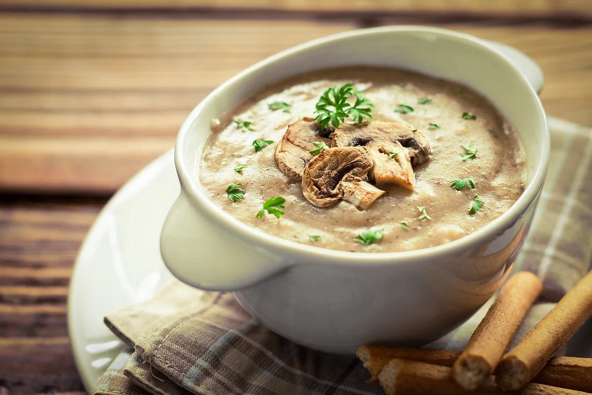 Mushroom soup.