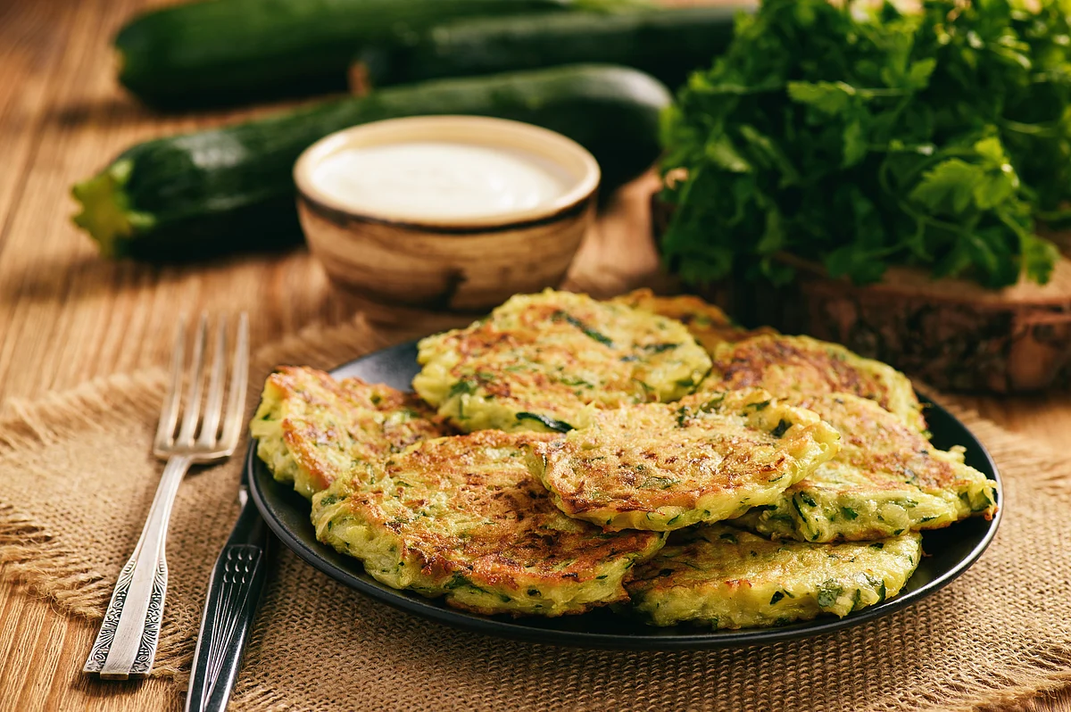 Zucchini pancakes