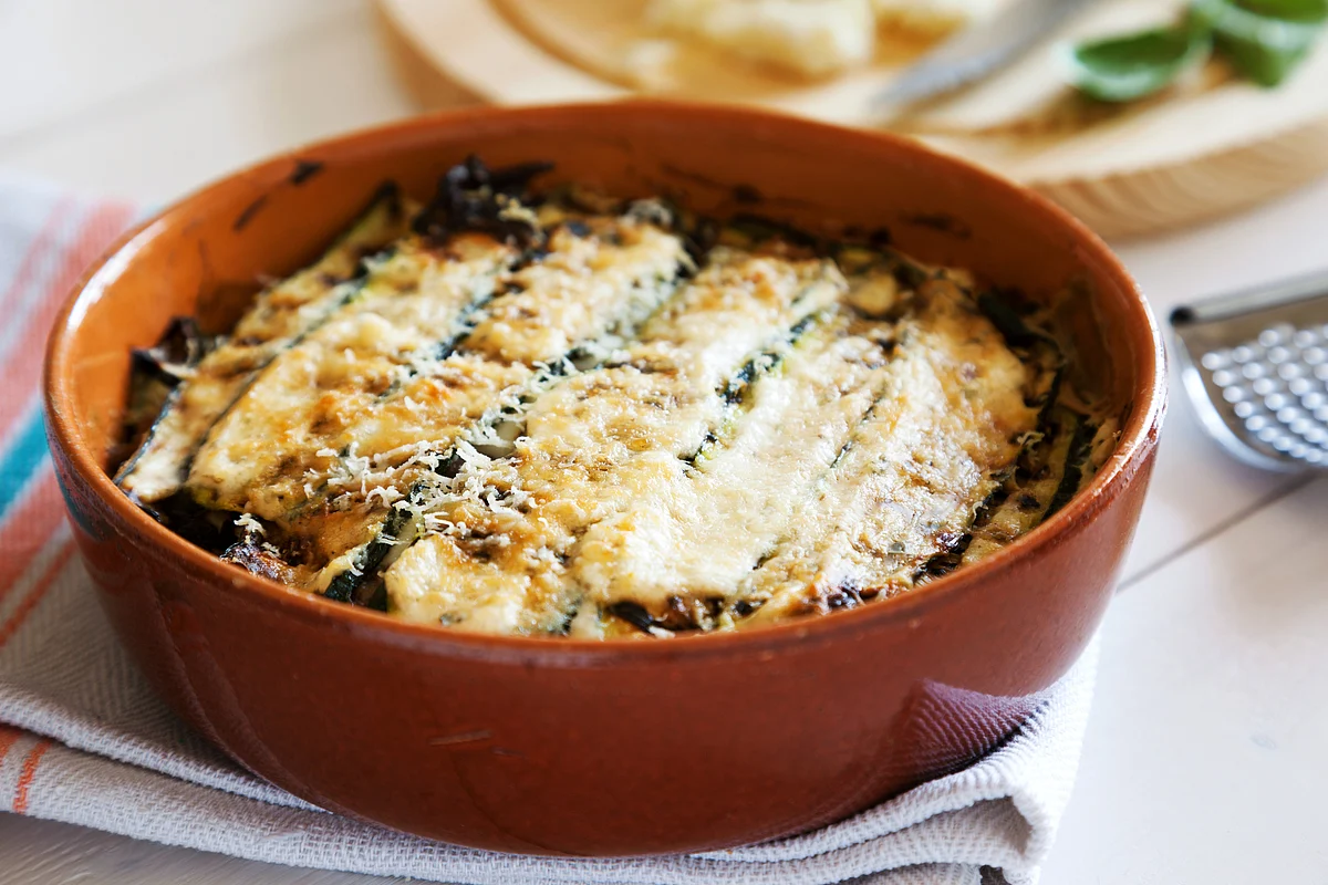 Baked zucchini