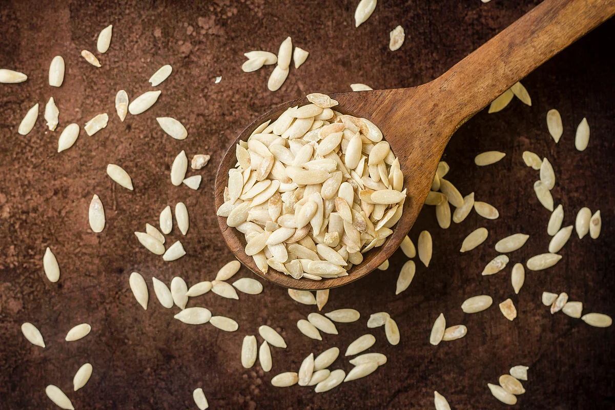 Musk melon seeds with jaggery.