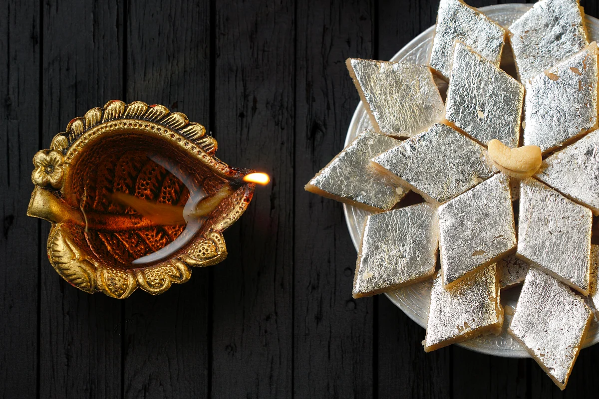 Cashew barfi