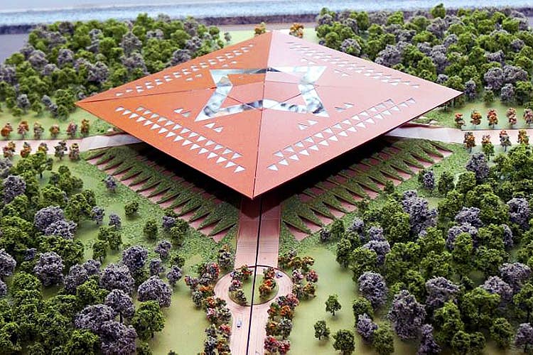 In pictures Amaravathi Assembly, inspired by Kohinoor, to resemble a