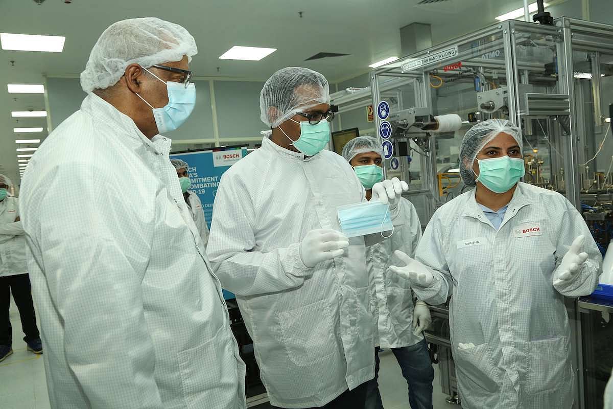 Mask Line Bosch opens fully automated production line for protective face masks ...