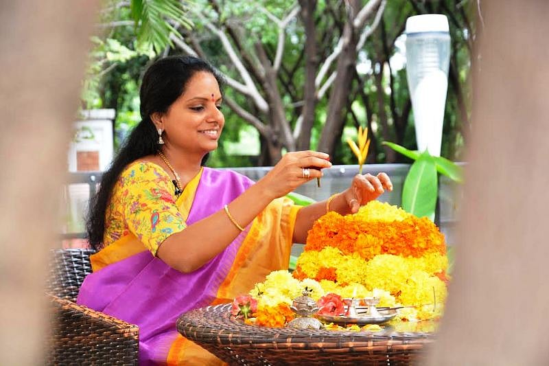 How Telangana MP Kavitha is taking 'Bathukamma' to a global stage