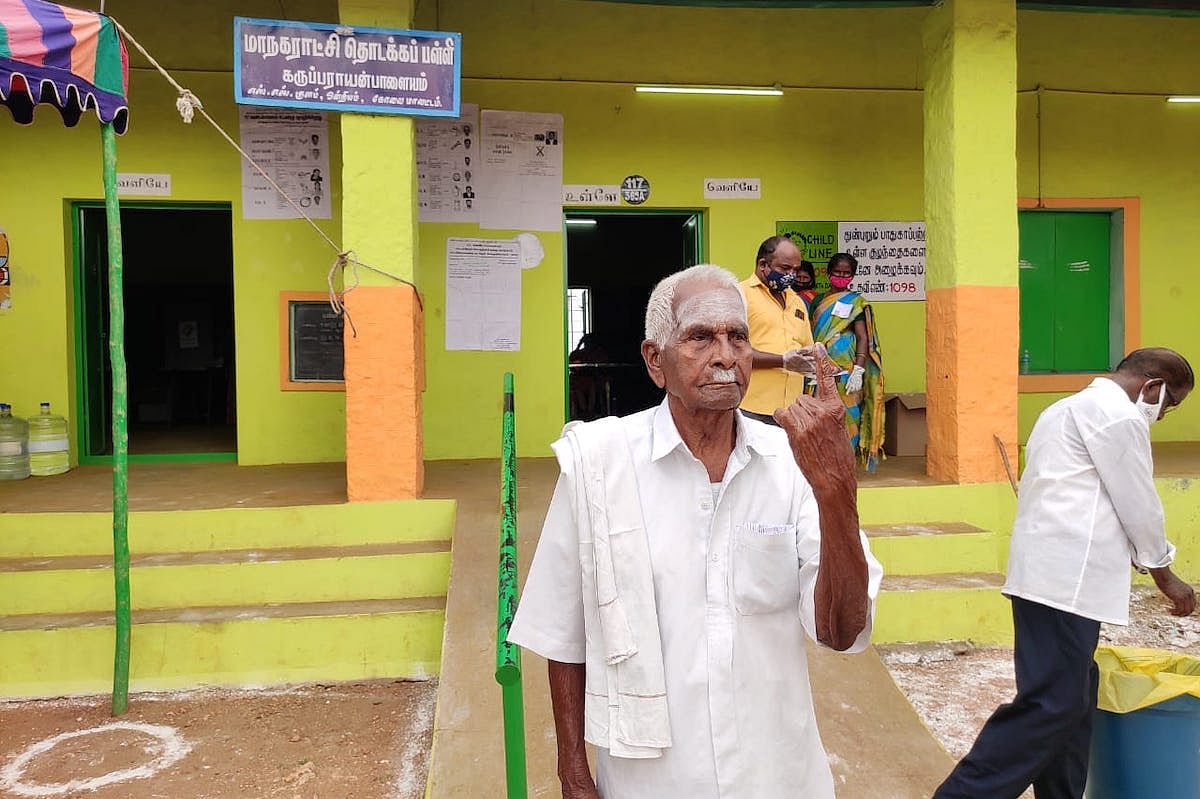 Marappa Meet Marappa Gounder, a centenarian who has voted in all TN Assembly ...