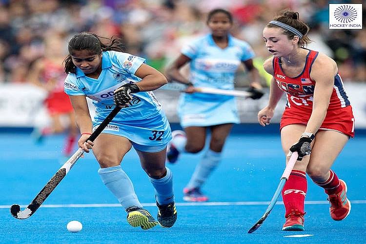 Hockey World Cup Indian women hold US, qualify for quarters playoffs