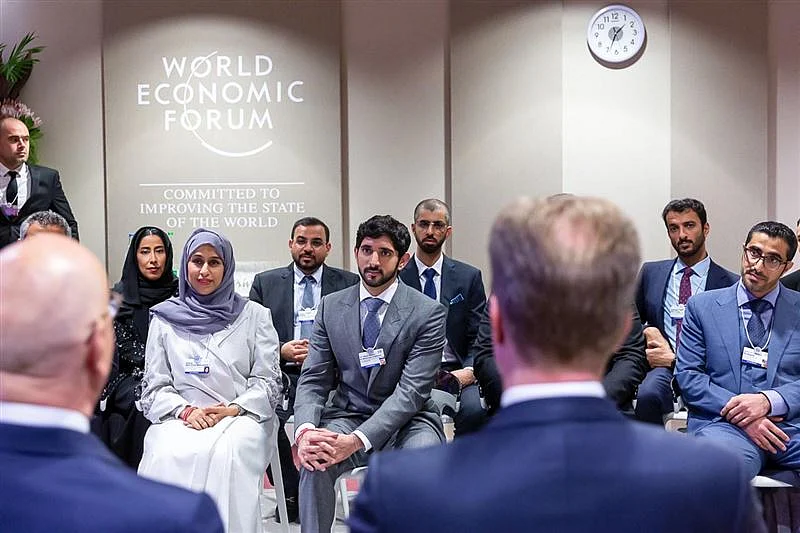 HH Hamdan bin Mohammed at the opening of WEF 2019