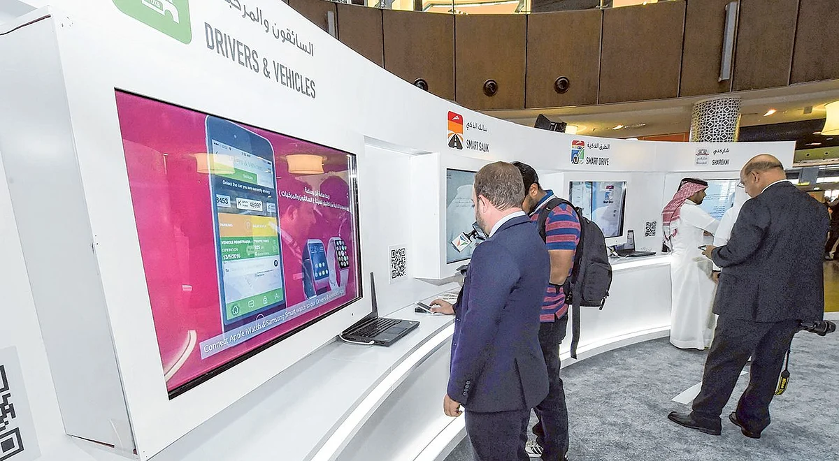 RTA smart services stand at Dubai Mall