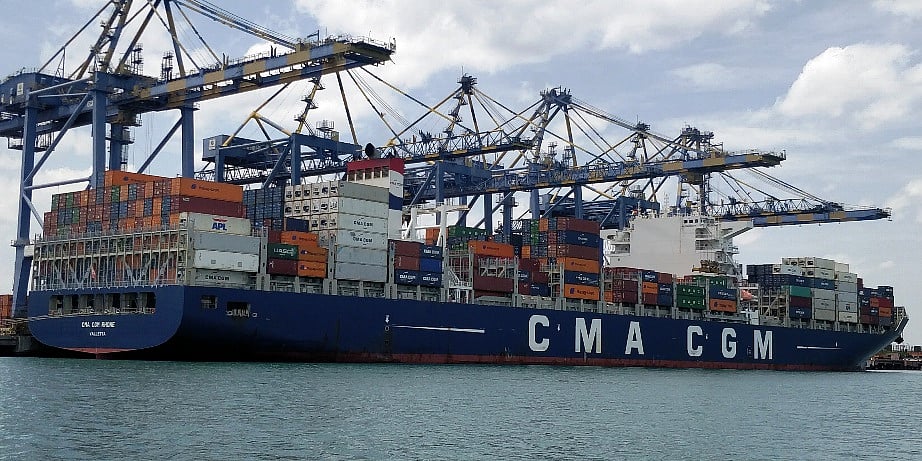 DP World Chennai Container Terminal Largest Container Ship