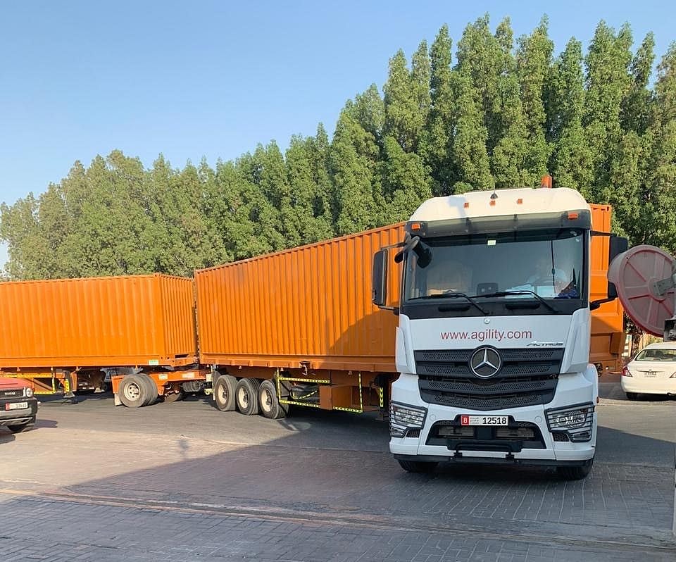 Agility Abu Dhabi Invests in DoubleTrailer Trucks