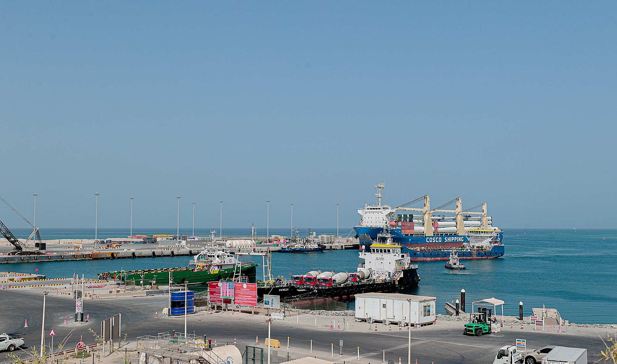 AD Ports Group First International Shipment at Mugharraq Port