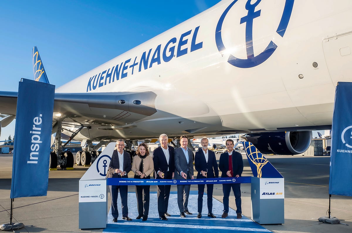 Kuehne+Nagel Receives First Boeing 7478 Freighter from Atlas Air