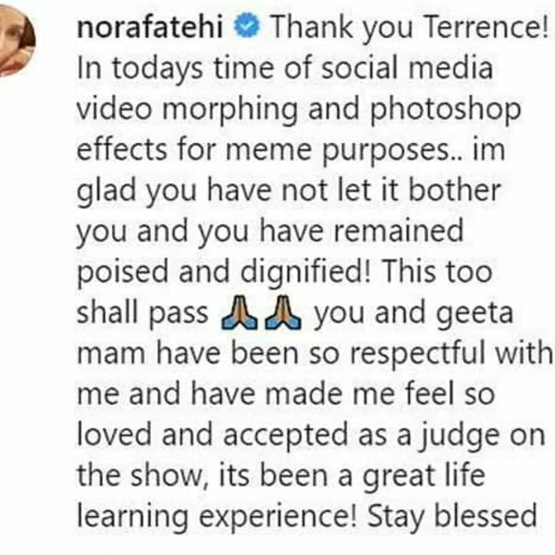 Nora fatehi clarification about viral video