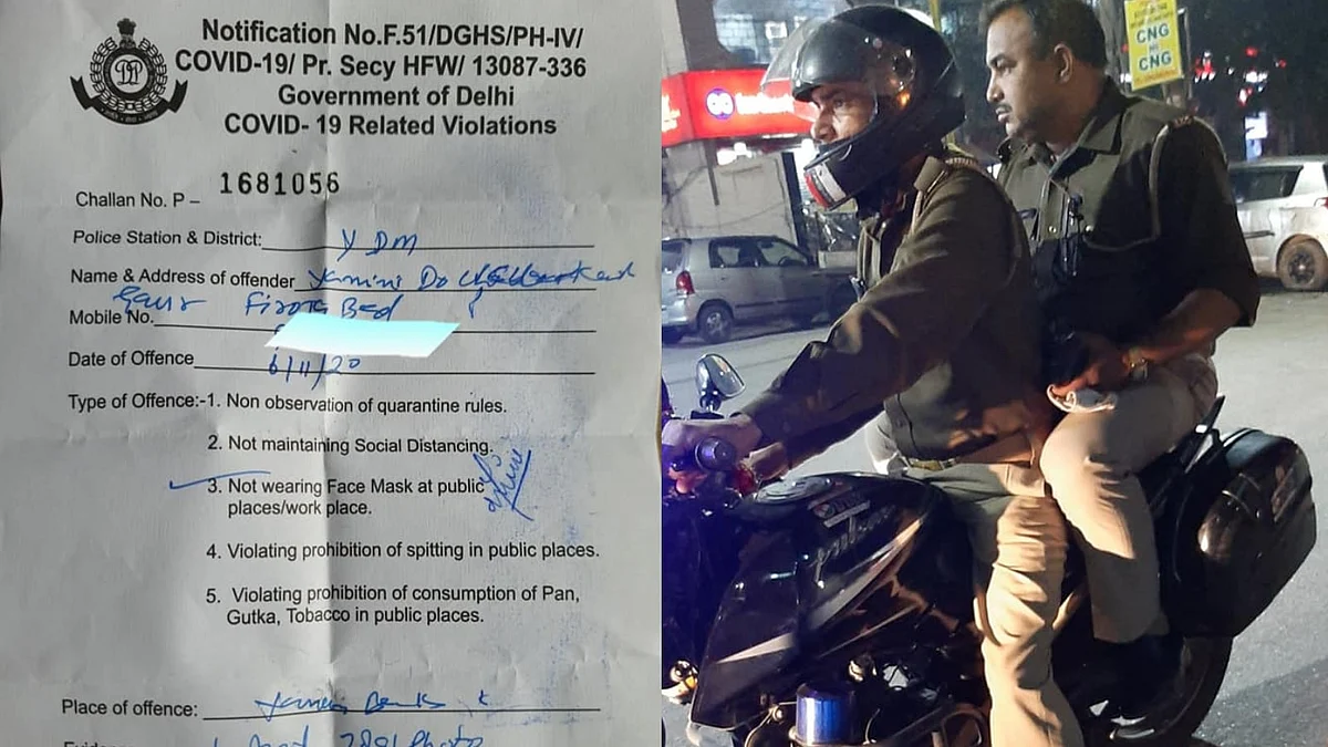 जब पुलिसकर्मियों ने लोगों की मदद करने वाले संगठन से ही जुर्माना वसूल लिया