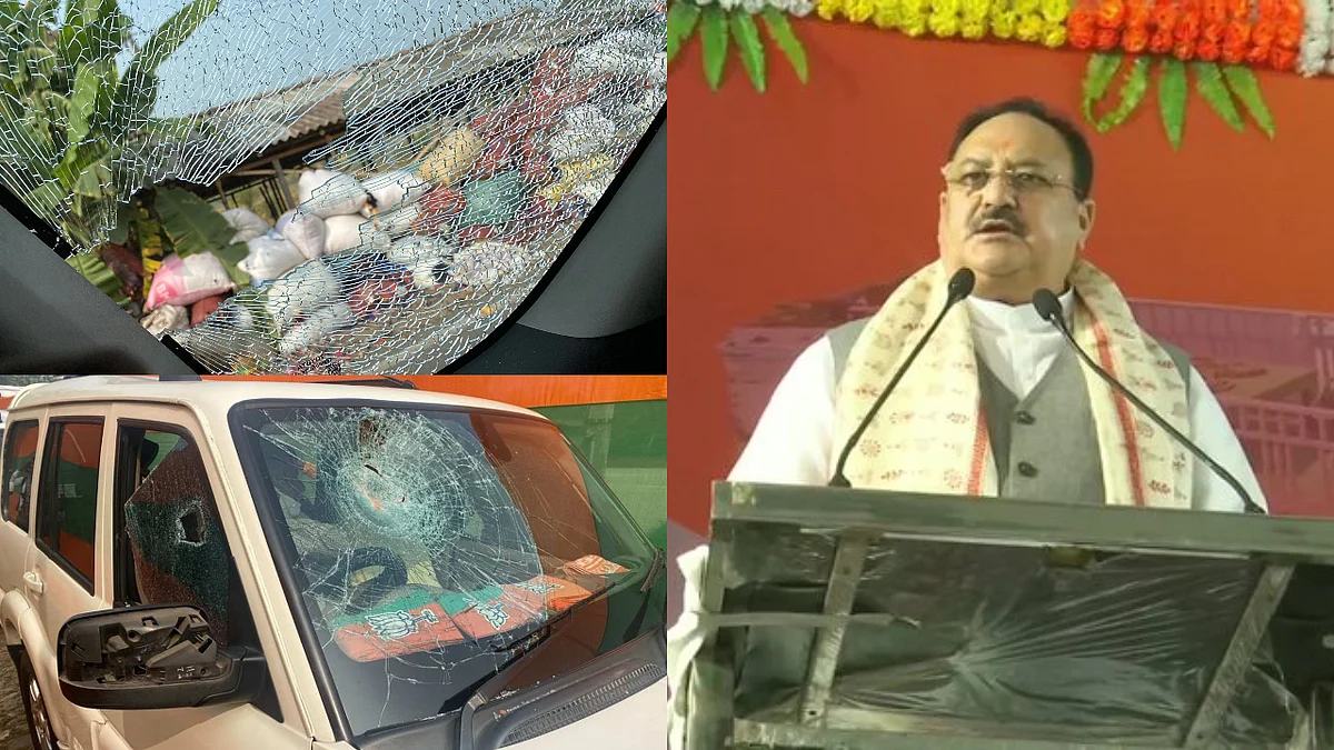पुलिस के सामने गुंडों ने बीजेपी नेताओं पर हमला किया, बीजेपी के नेताओं ने कहा ऐसा लगा जैसे हम अपने देश में नहीं हैं
