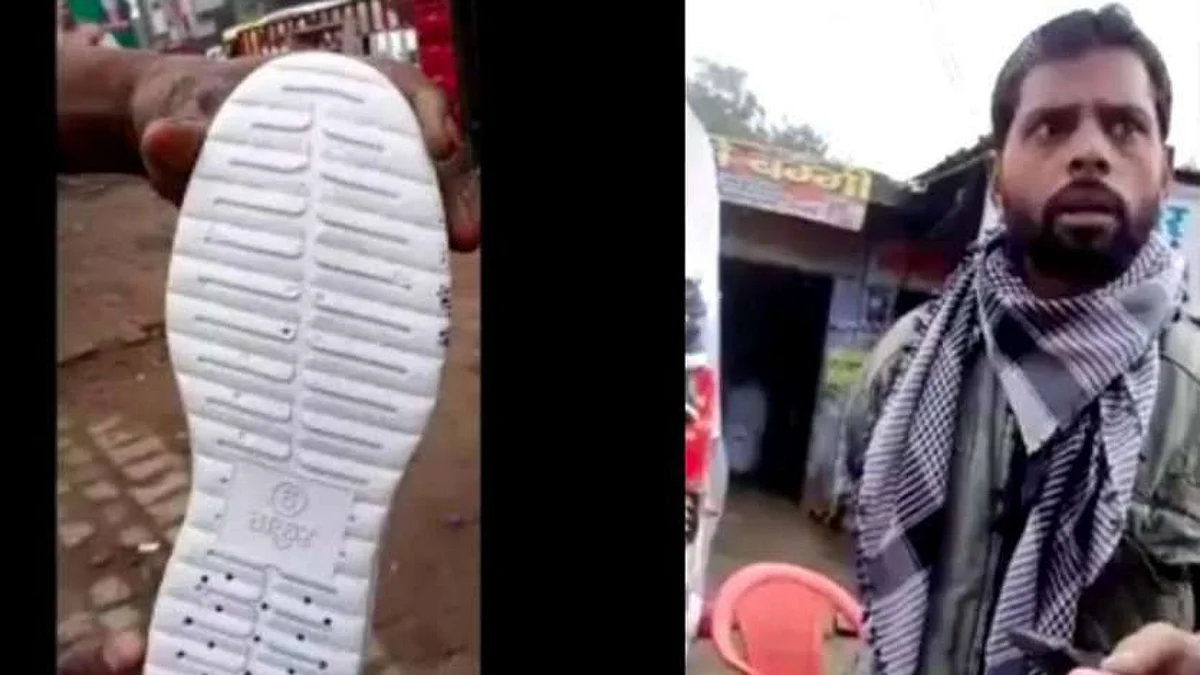 जूते पर "ठाकुर" हिरासत में बुलन्दशहर का मुस्लिम दुकानदार
