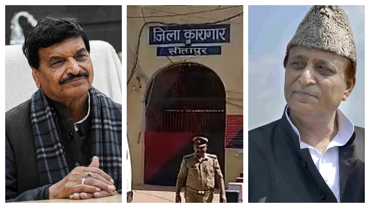 आजम खान से मिलने सीतापुर जेल पहुंचे शिवपाल, क्या पार्टी में ही अखिलेश के खिलाफ घेराबंदी?