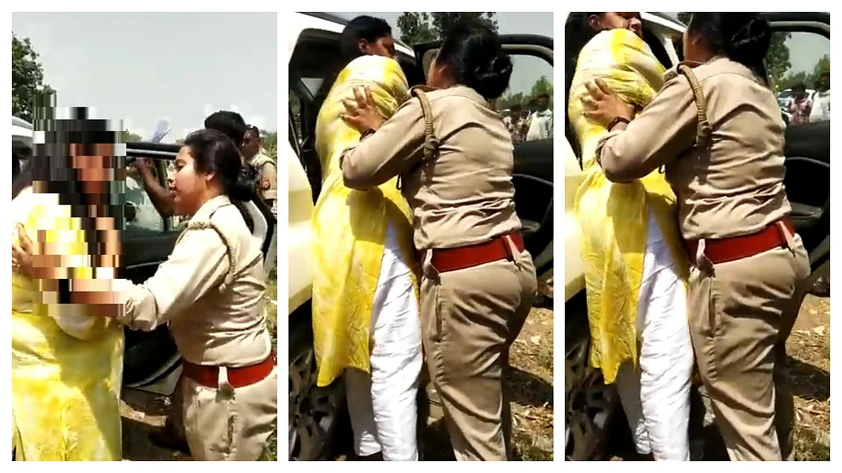 बहराइच: नशे में धुत महिला अधिकारी का वीडियो वायरल, किया हंगामा, ठेलकर गाड़ी पर बिठाना पड़ा