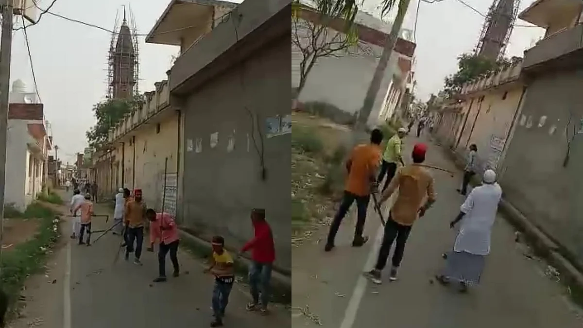 ईद की नमाज के बाद संभल में हो गई फायरिंग, मचा बवाल, पुलिस फोर्स तैनात